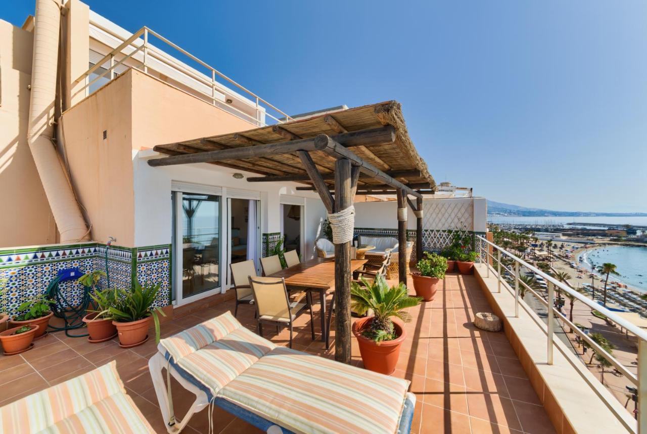 Holidays2Fuengirola Duplex With Stunning Sea View, Terraces,1St Line Beside Port Exterior photo