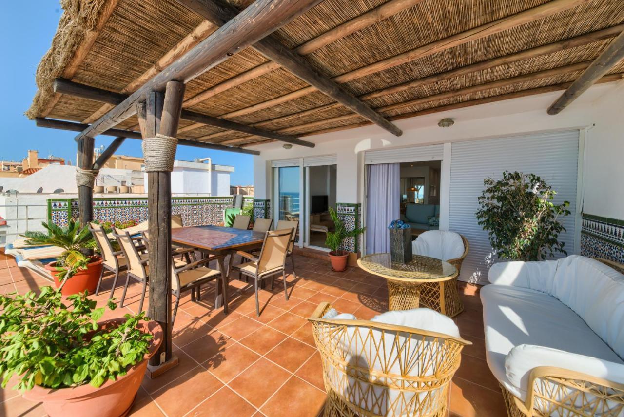 Holidays2Fuengirola Duplex With Stunning Sea View, Terraces,1St Line Beside Port Exterior photo