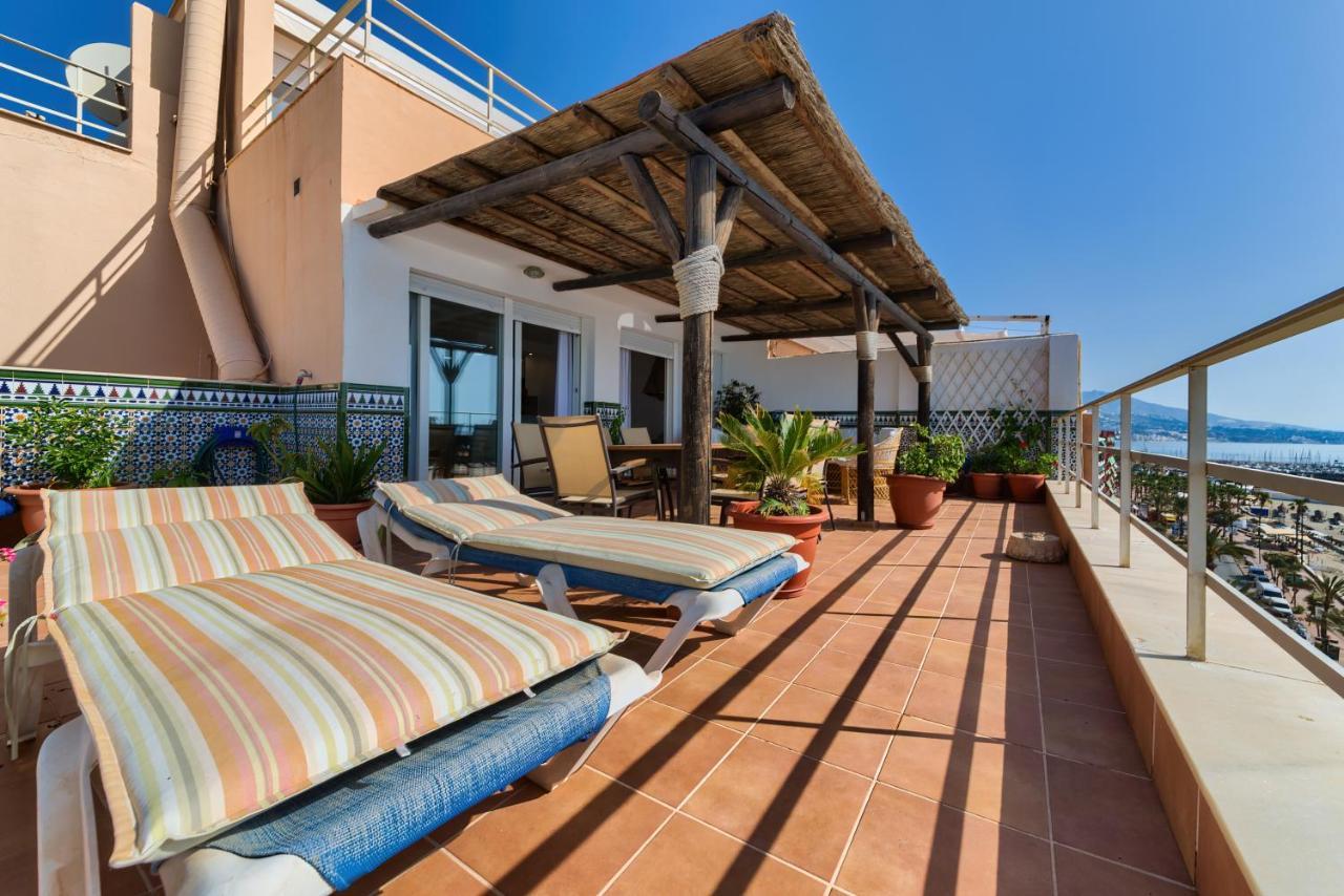Holidays2Fuengirola Duplex With Stunning Sea View, Terraces,1St Line Beside Port Exterior photo