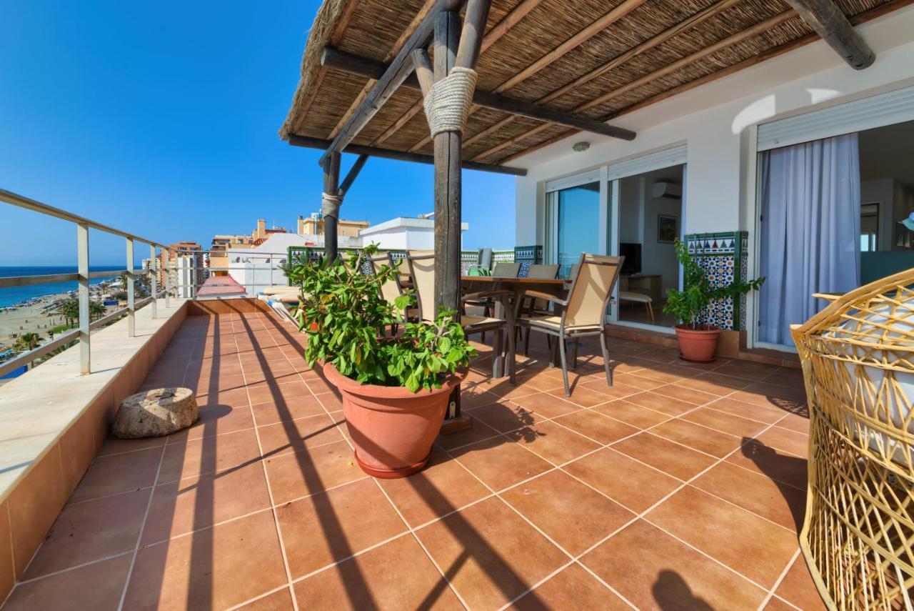 Holidays2Fuengirola Duplex With Stunning Sea View, Terraces,1St Line Beside Port Exterior photo